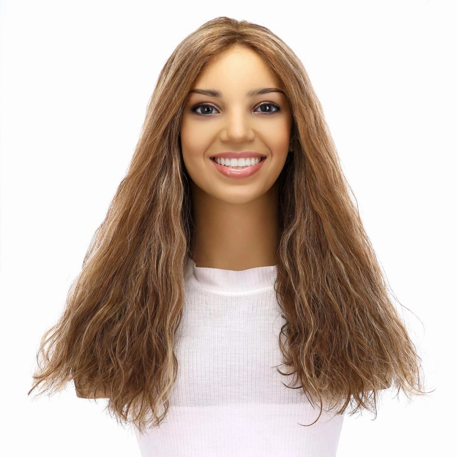 20" Divine Lace Top Wig Medium Blonde Wavy