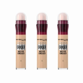 3x Maybelline Instant Age Rewind Treatment Concealer 120 Light 6ml