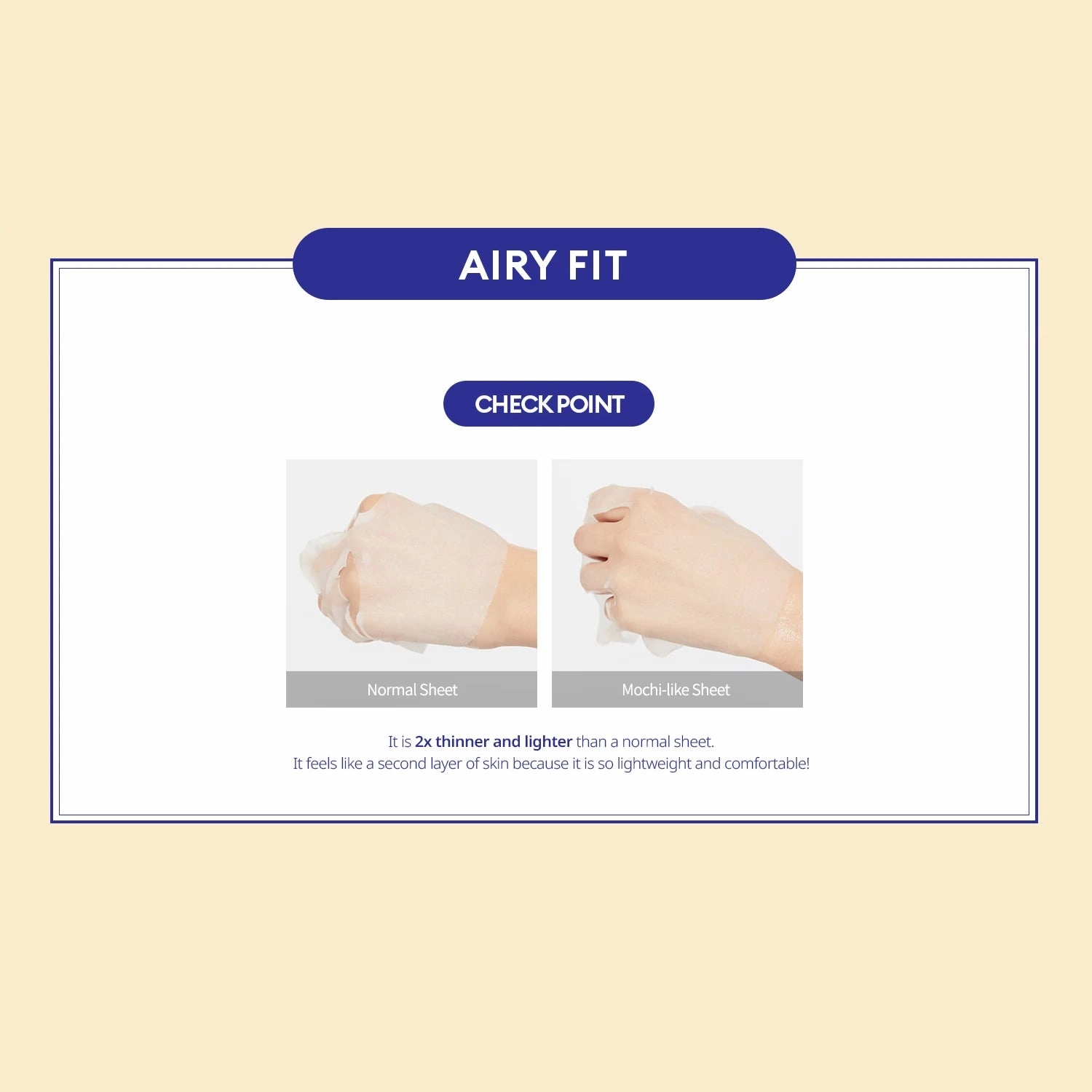 Airy Fit Sheet Mask Aloe & Pomegranate 10 PK