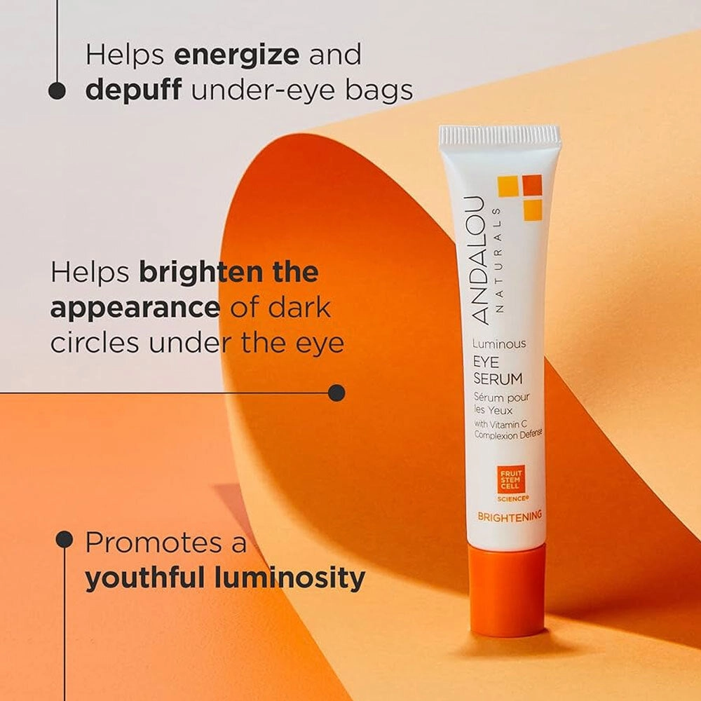 Andalou Naturals Luminous Eye Serum Brightening 18ml