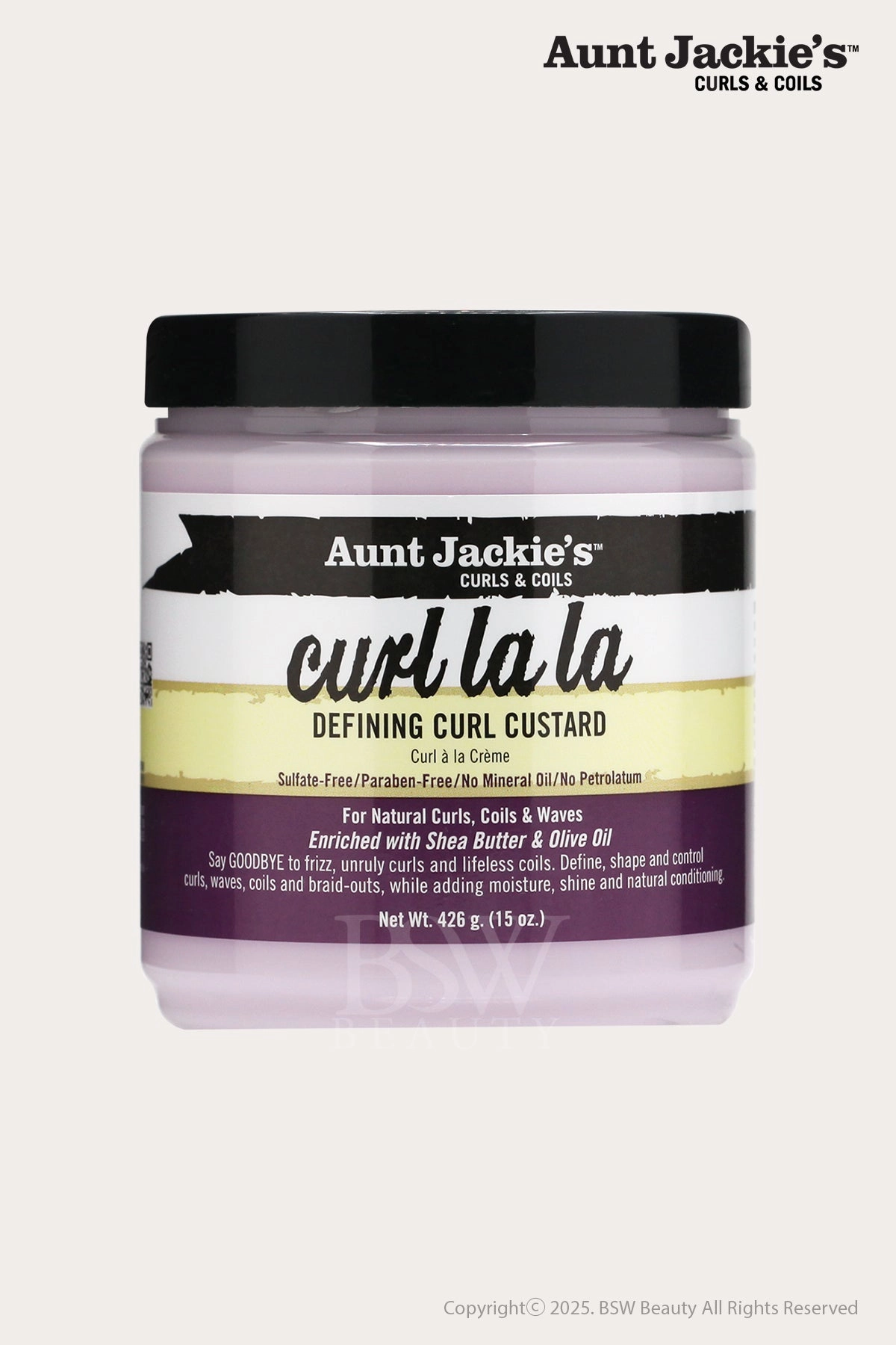 AUNT JACKIES CURL LA LA DEFINING CURL CUSTARD 15oz