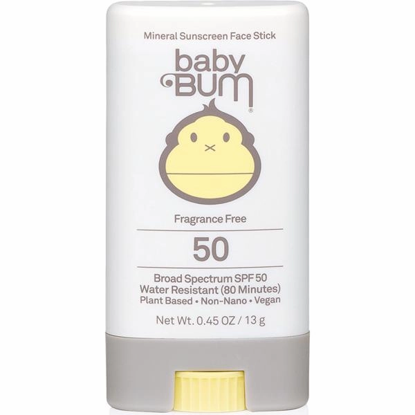 Baby Bum Mineral Sunscreen Face Stick SPF 50 - 0.45 oz