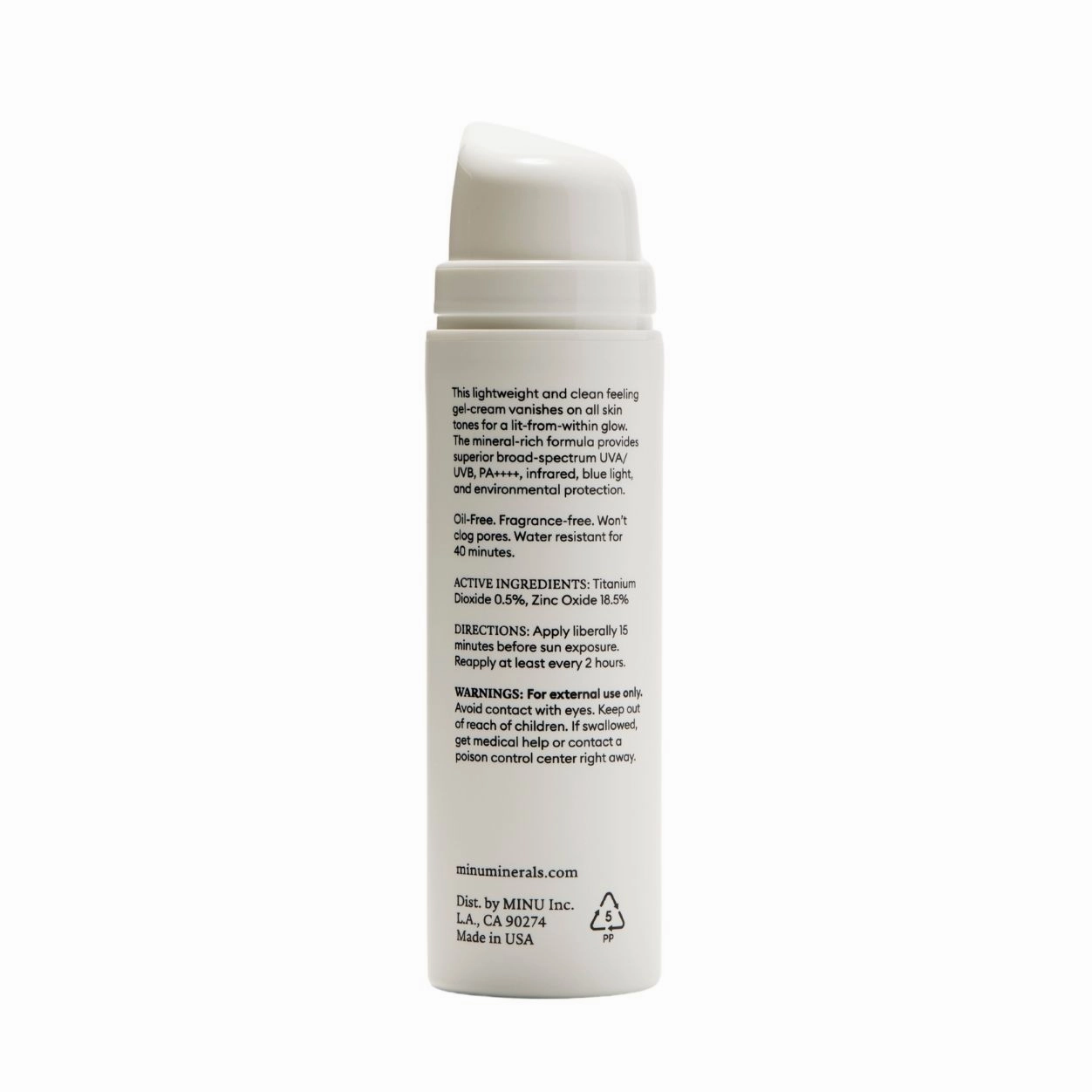 Brightening Sunscreen Minerals Broad Spectrum SPF 30 Gel-Cream