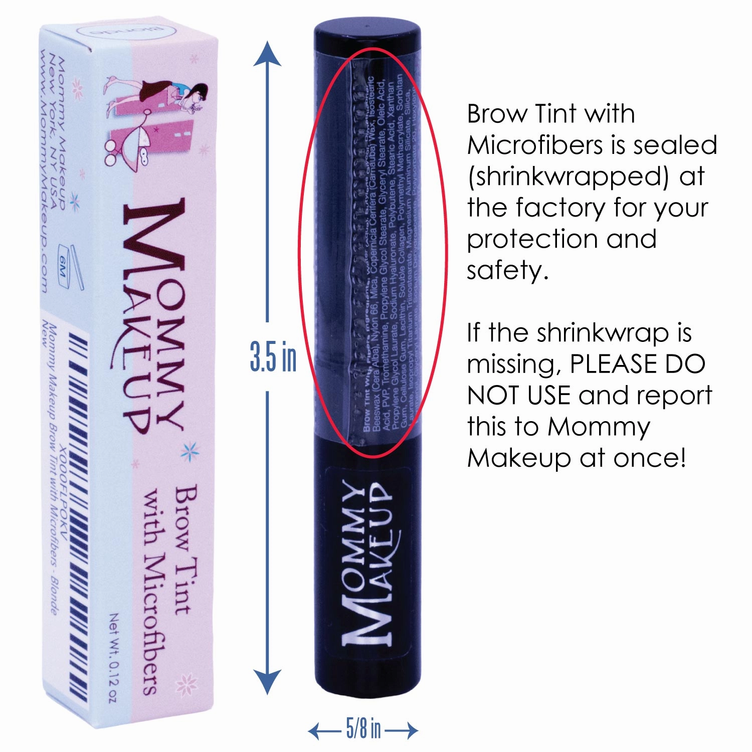 Brow Tint with Microfibers - Tinted Eyebrow Gel - Cool Brunette