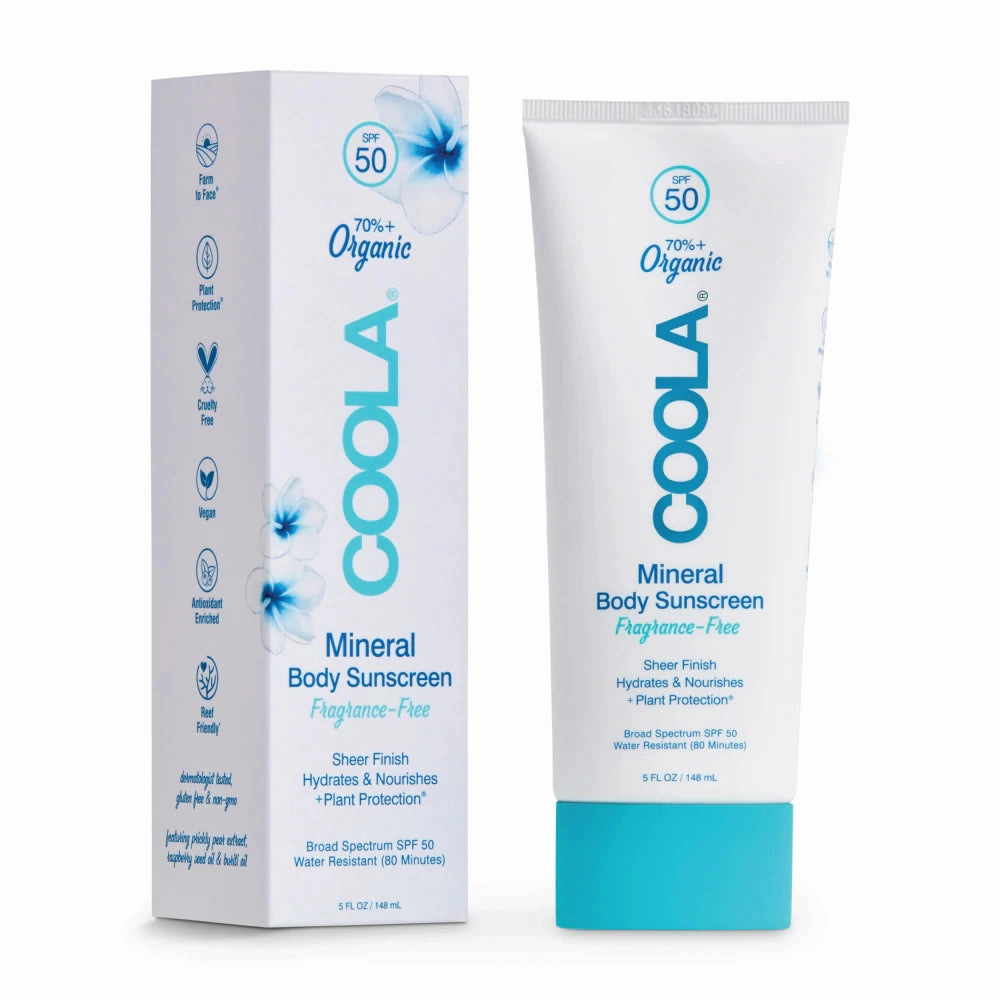 Coola Organic Mineral Body Sunscreen BS SPF50