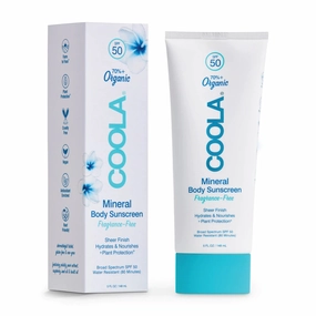 Coola Organic Mineral Body Sunscreen BS SPF50