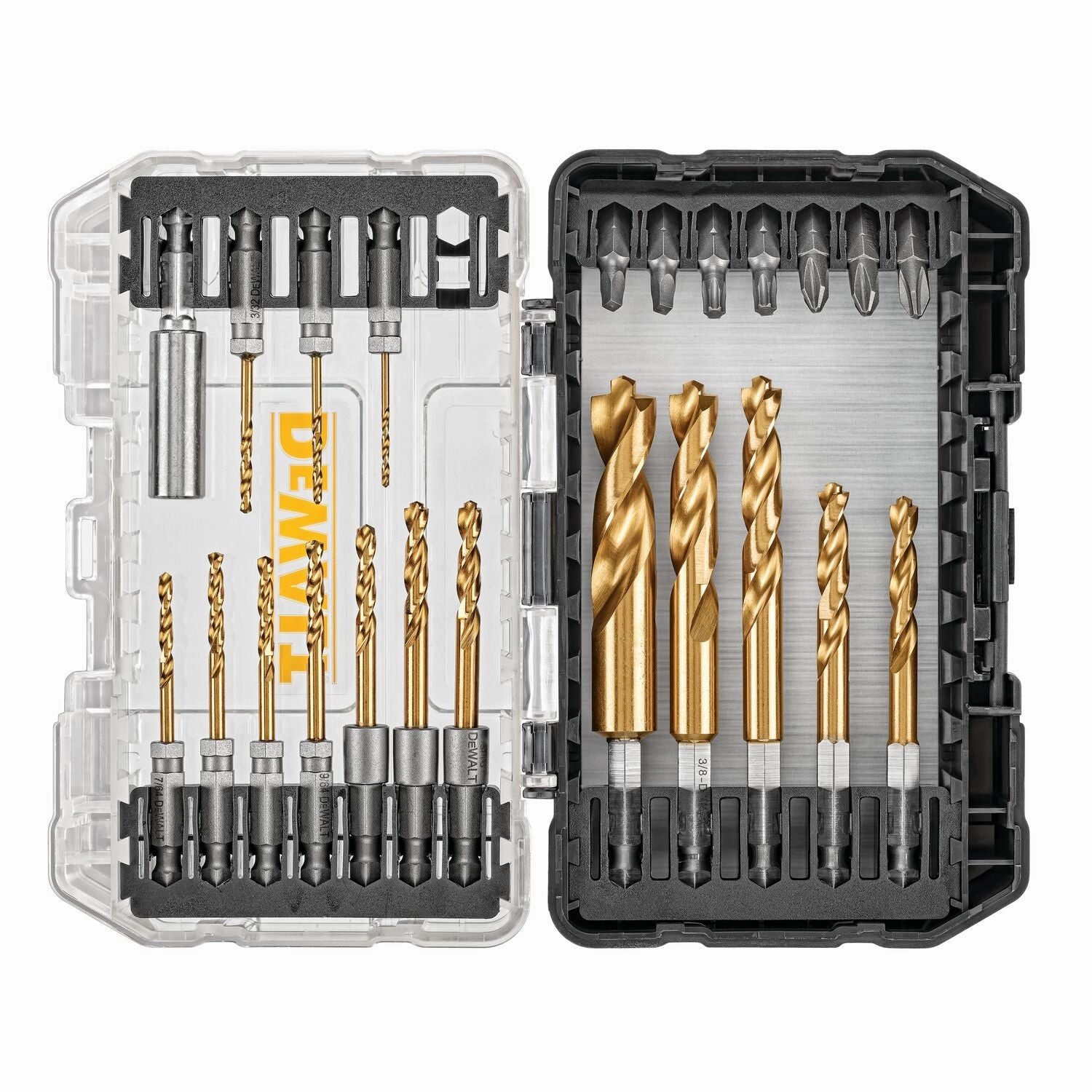 DEWALT DD5165-IMPACT READY 23Pc Hex Titanium Nitride Coating Drill Bits Set