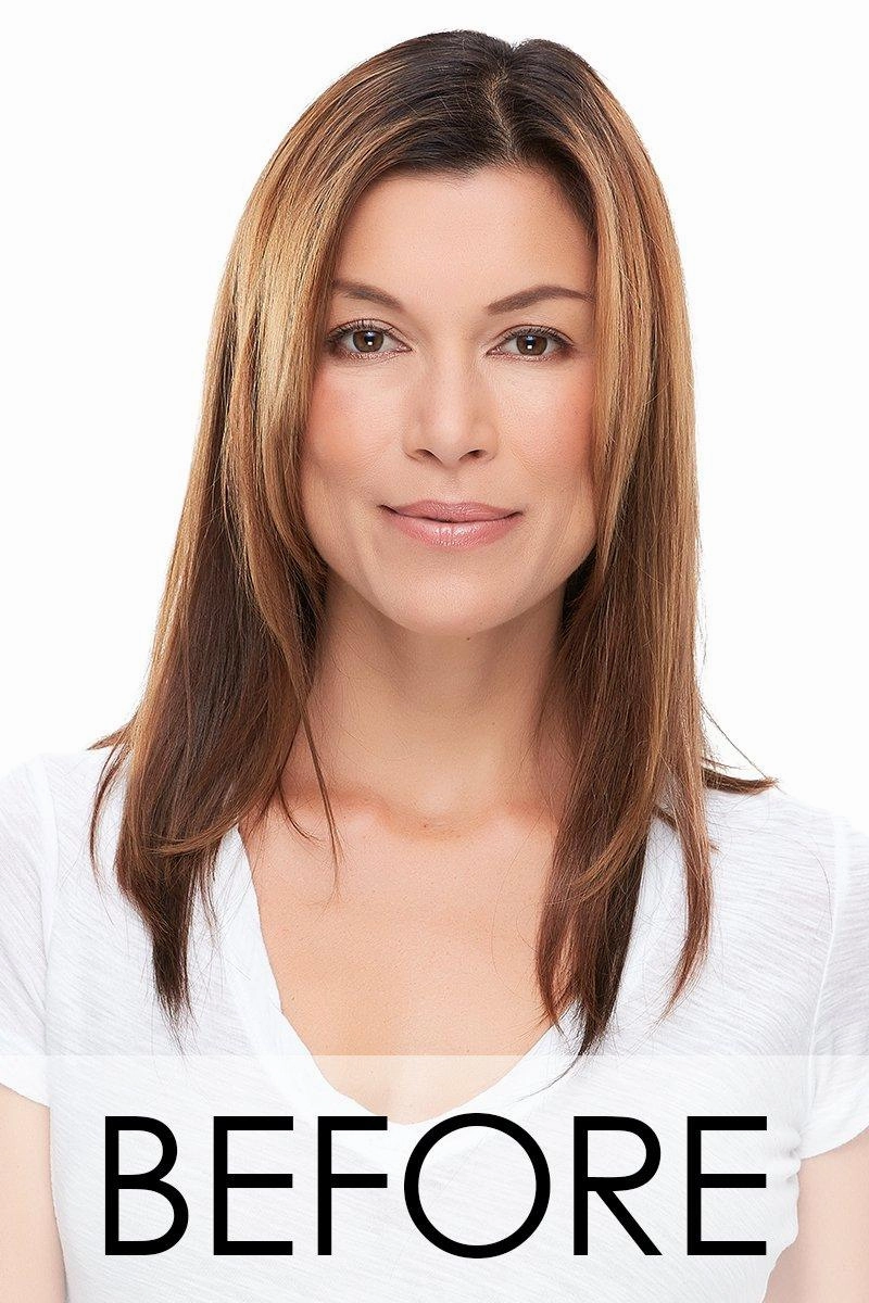 EasiCrown 18" HH (Renau Colors Hairpiece by easiHair |Human Hair (Monofilament Base)