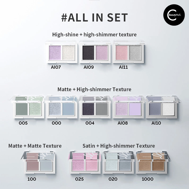 HYNTOOR Cooling Duo Eyeshadow Palette