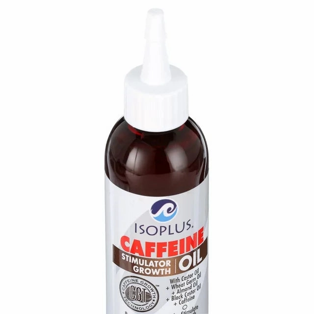 Isoplus Caffeine Stimulator Growth Oil. 4 oz. All Hair Type