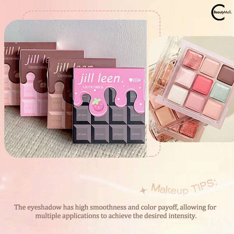 JILLLEEN Chocolate 9-Color Eyeshadow Palette