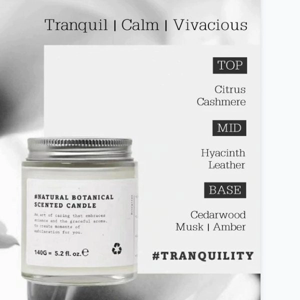 KASE Low Temperature Natural Botanical Scented Massage Candle