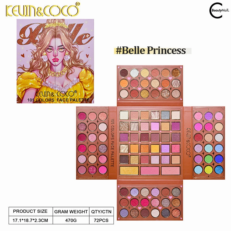 Kevin&Coco 105-Color Eyeshadow Palette