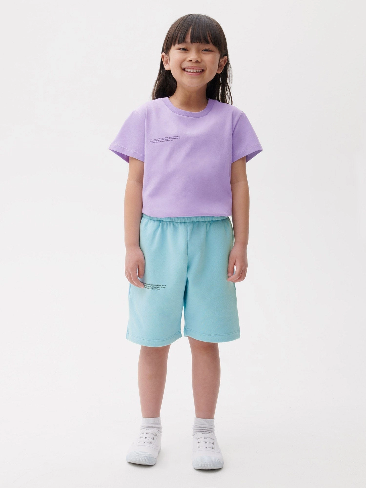 Kids' 365 Midweight Long Shorts—celestial blue