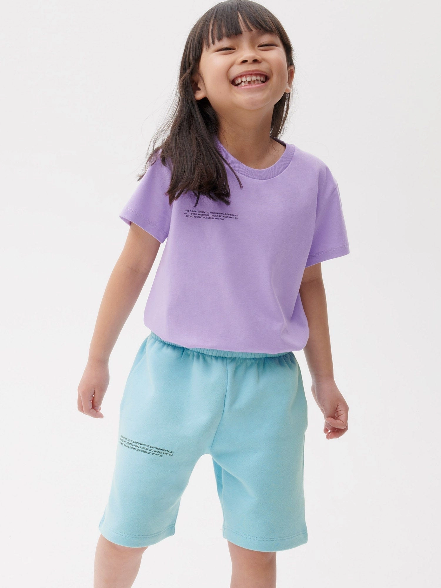 Kids' 365 Midweight Long Shorts—celestial blue