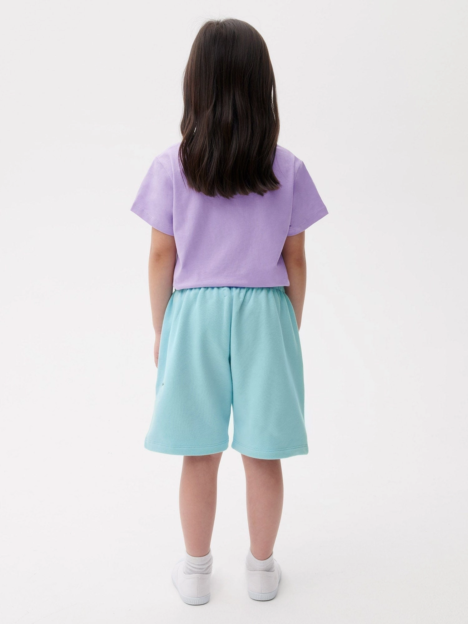 Kids' 365 Midweight Long Shorts—celestial blue