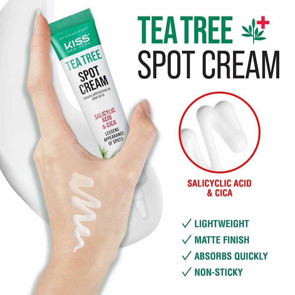 Kiss New York Tea Tree Spot Cream - .94 oz