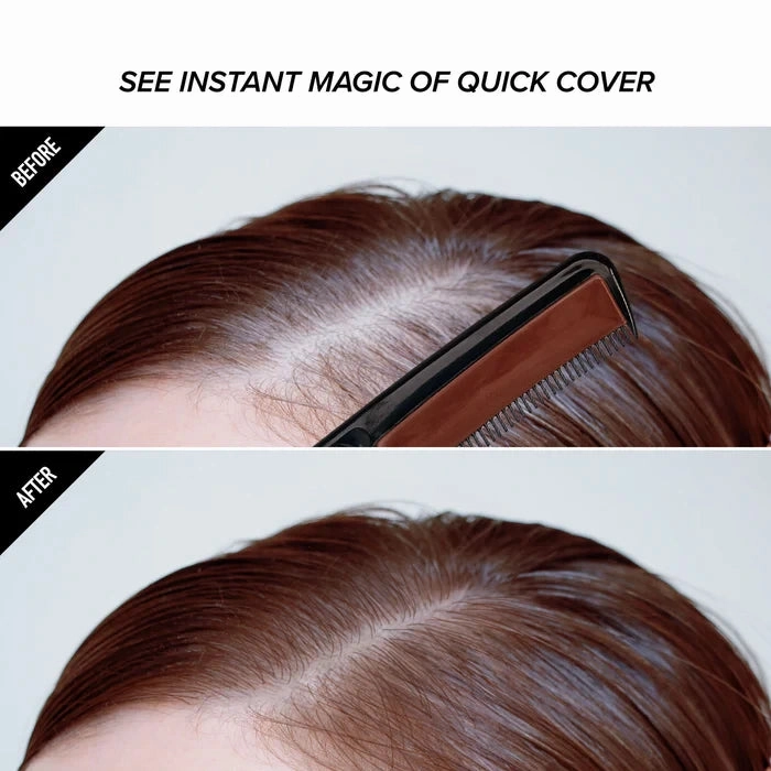 Kiss Quick Cover Brush-In Hair Color Root Touch Up Comb for Wide Areas & Long Hair