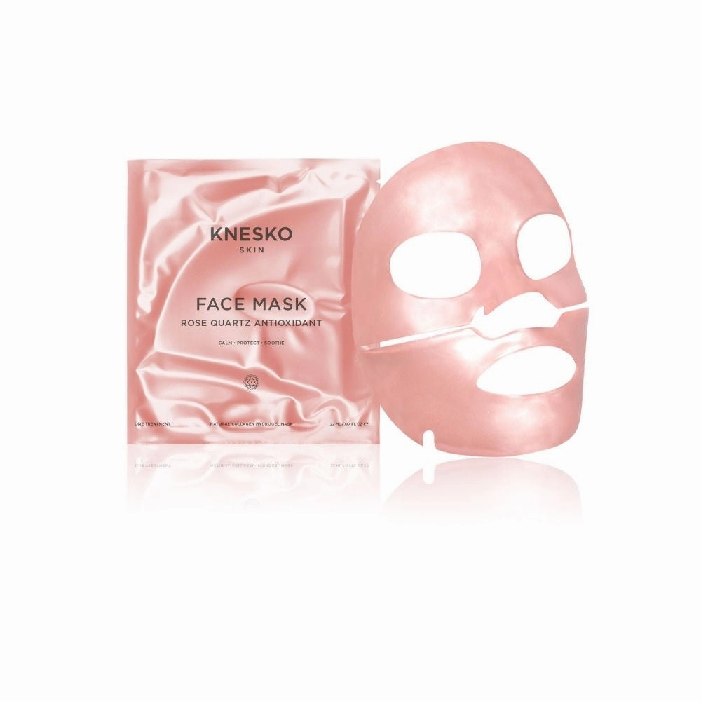 Knesko Rose Quartz Antioxidant Collagen Face Masks