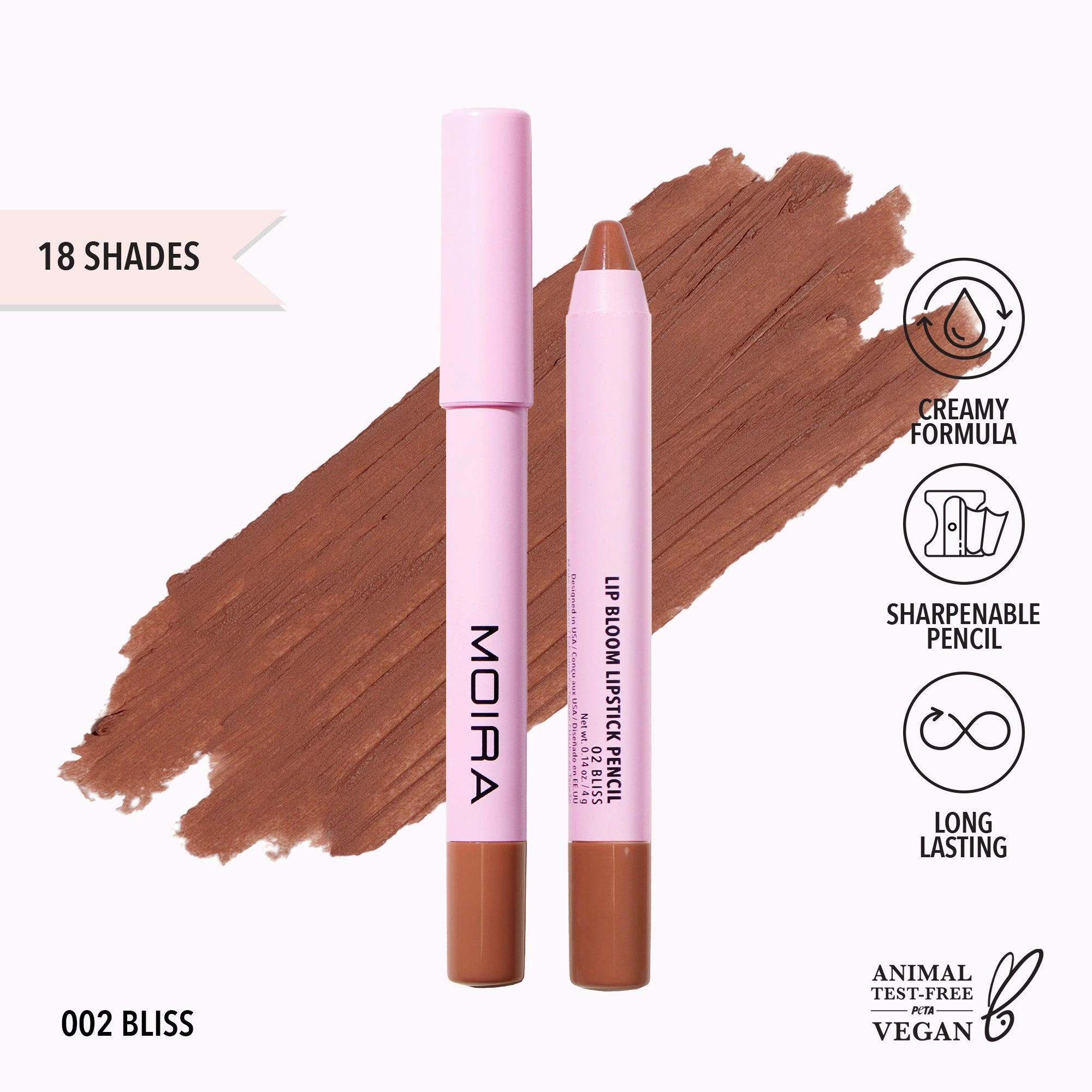Lip Bloom Lipstick Pencil (002, Bliss)