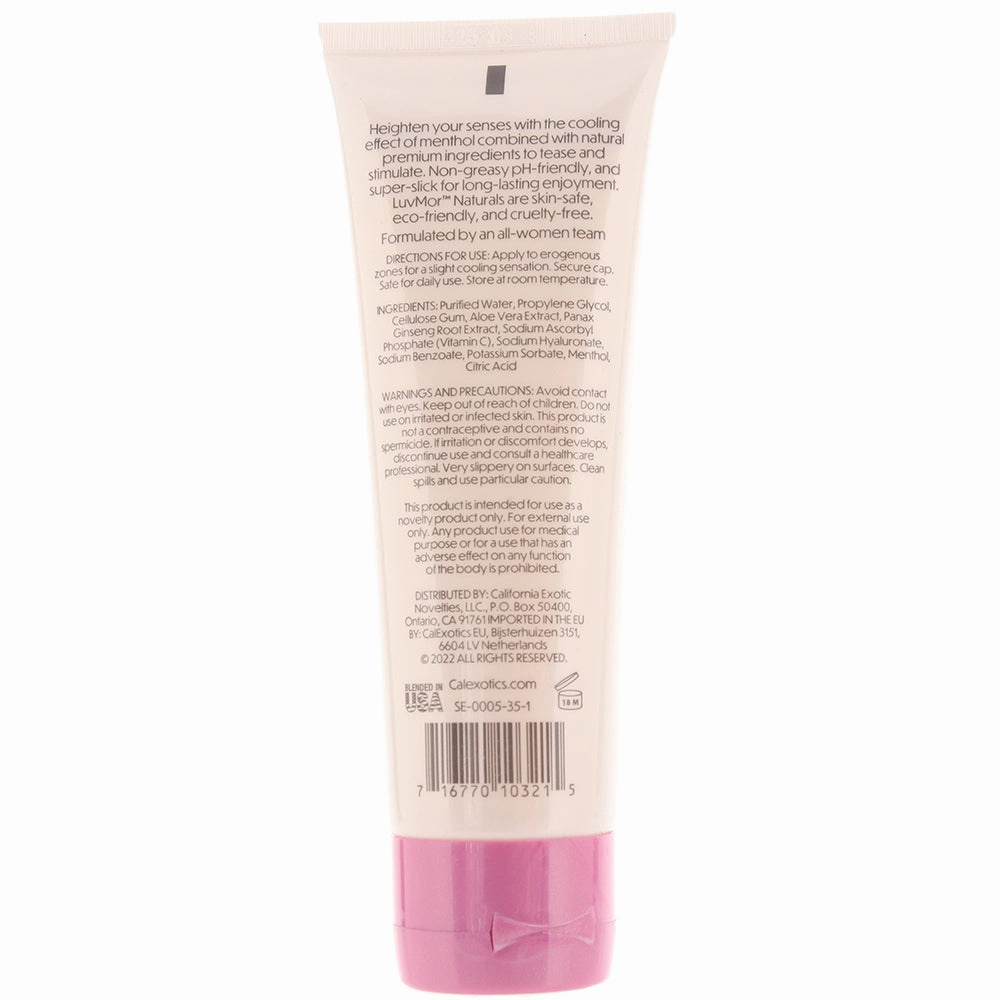Luv Mor Naturals Intimate Cooling Serum in 4oz/120ml