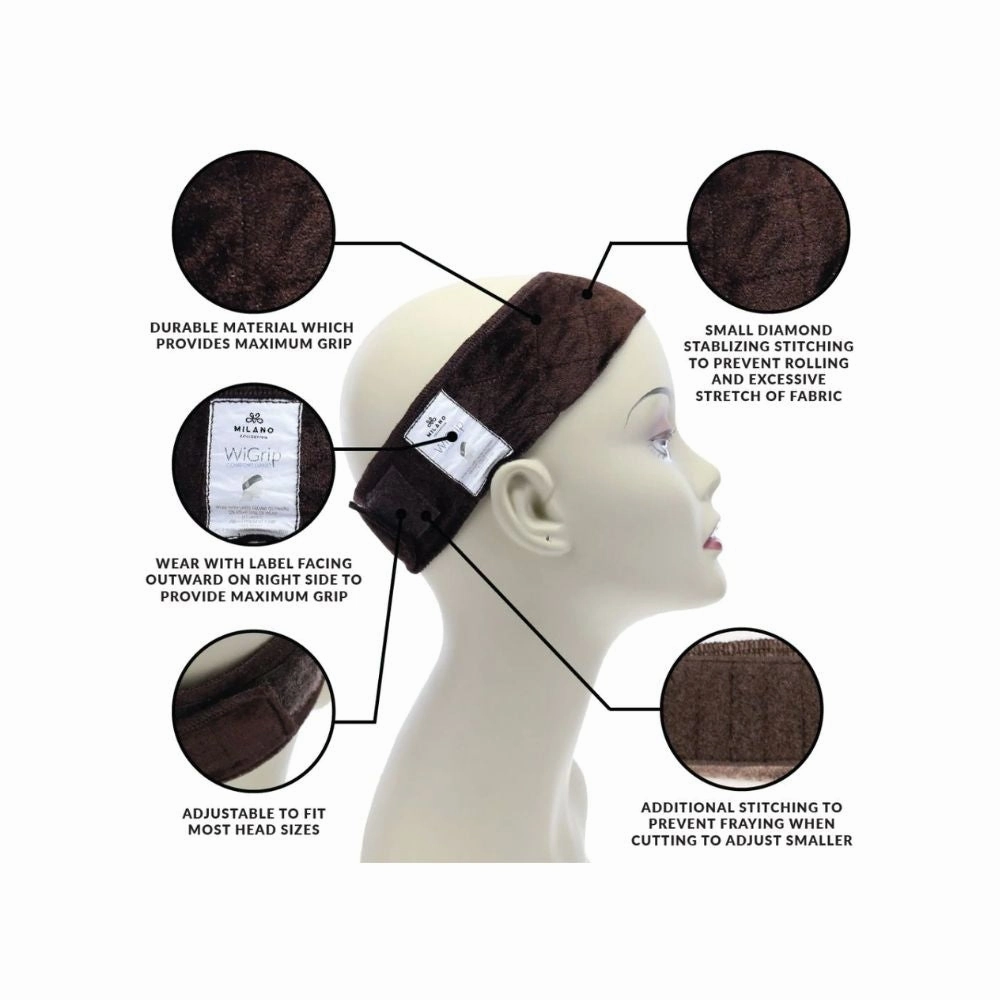 Milano Collection The Original WiGrip Comfort Band Brown