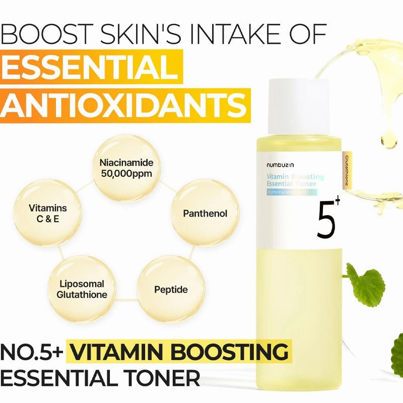 Numbuzin No.5  Vitamin Boosting Essence Toner 200ml