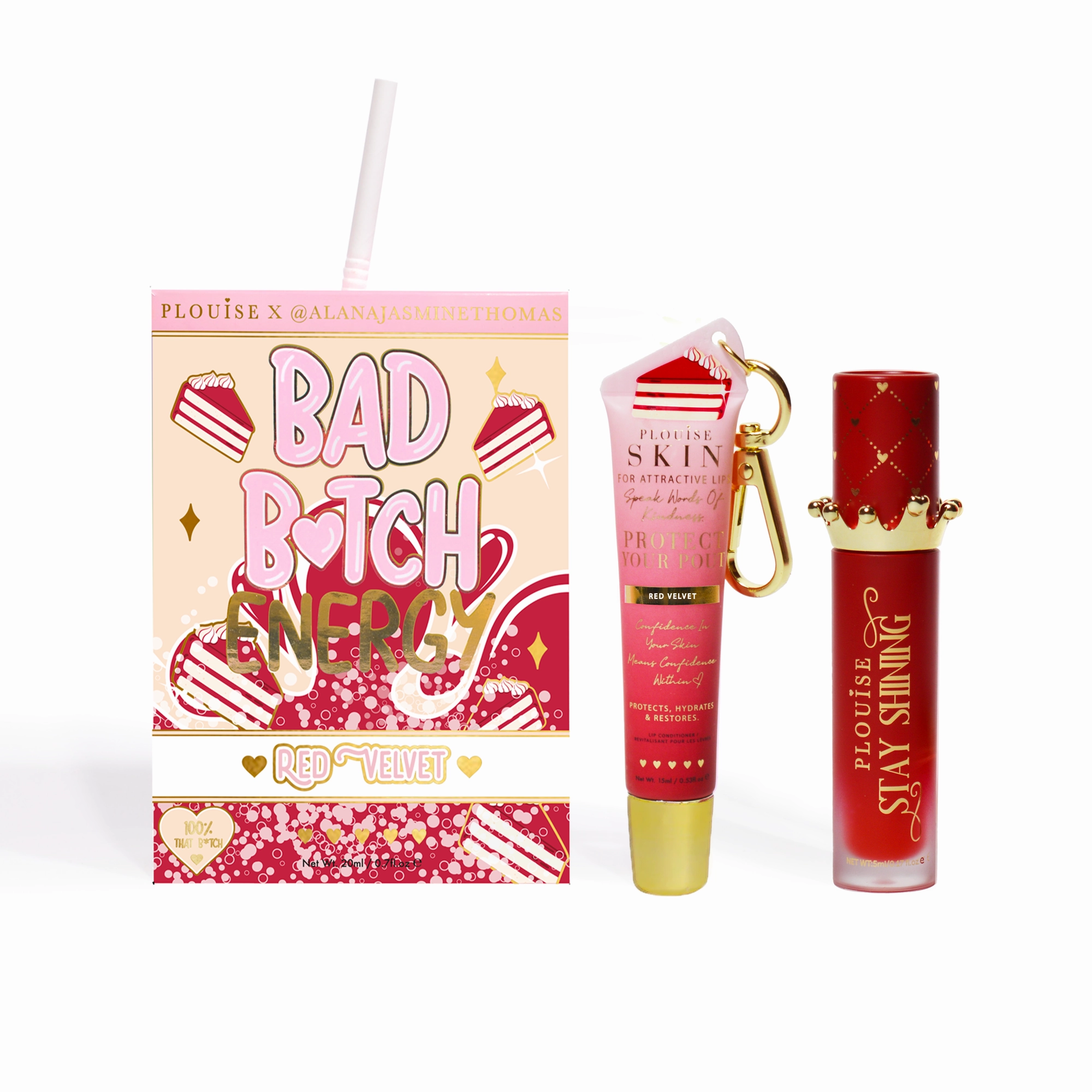 P.Louise Bad Bitch Energy Lip Duo