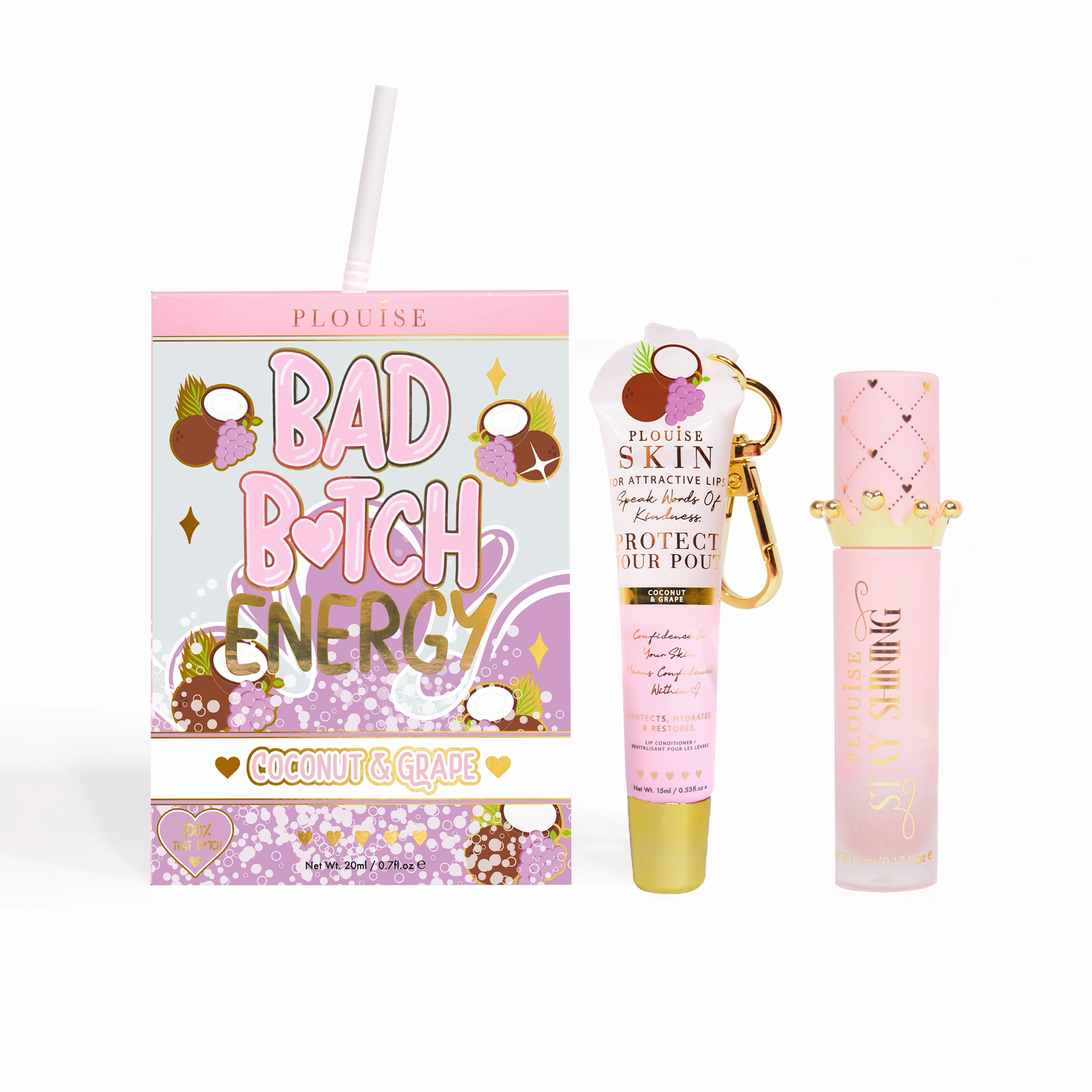 P.Louise Bad Bitch Energy Lip Duo