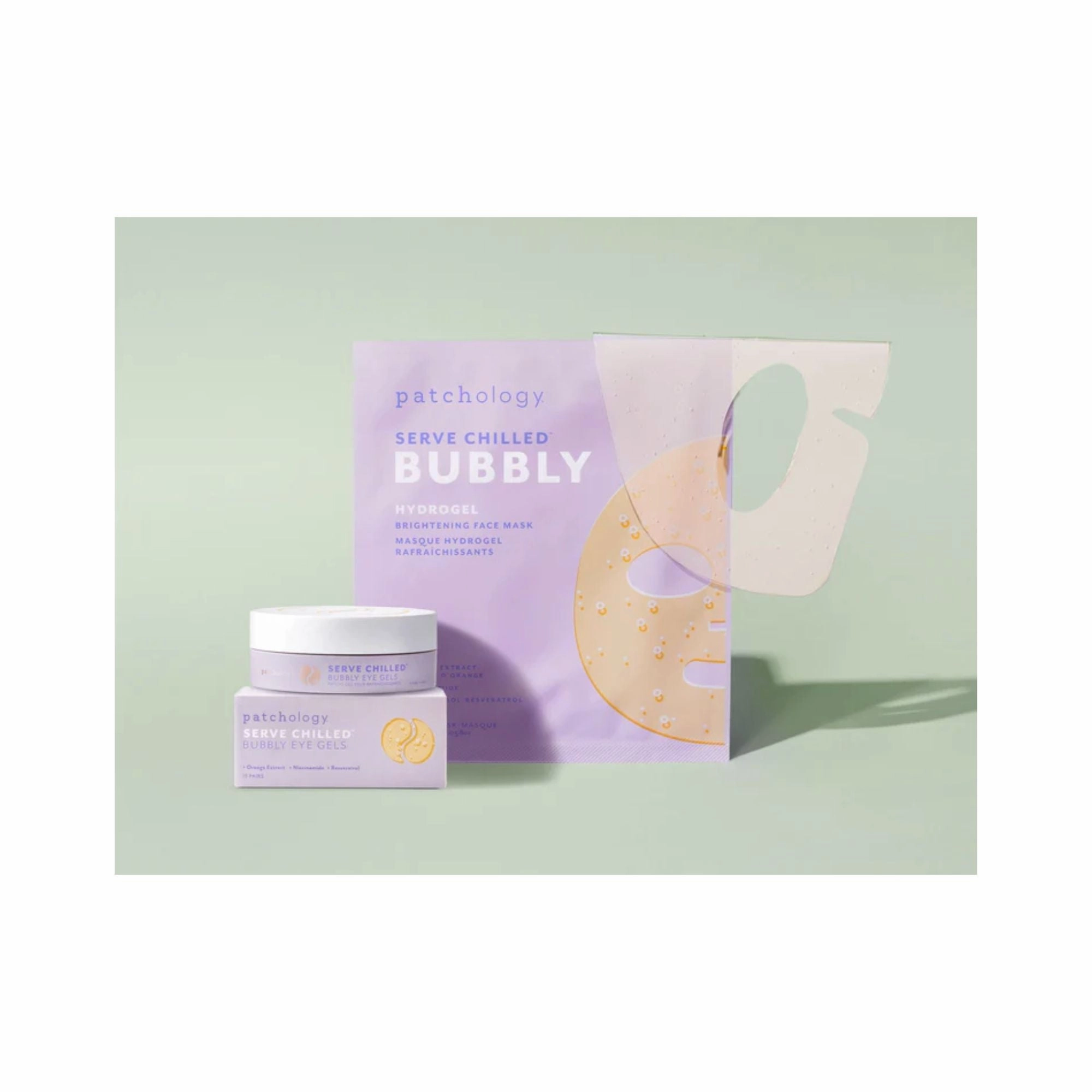 Patchology Serve Chilled Bubbly Hydrogel Brightening Face Mask