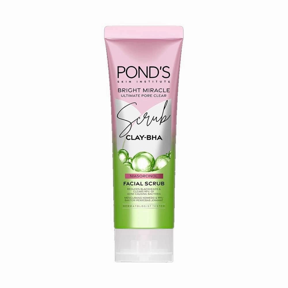 Ponds Facial Scrub Bright Miracle Ultimate Pore Clear 100g