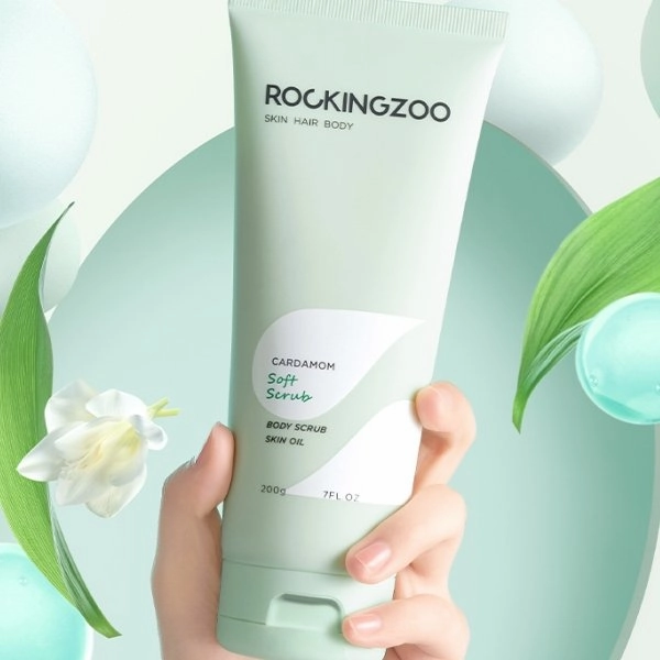 ROCKINGZOO Cardamom Soft Cleaning Body Scrub