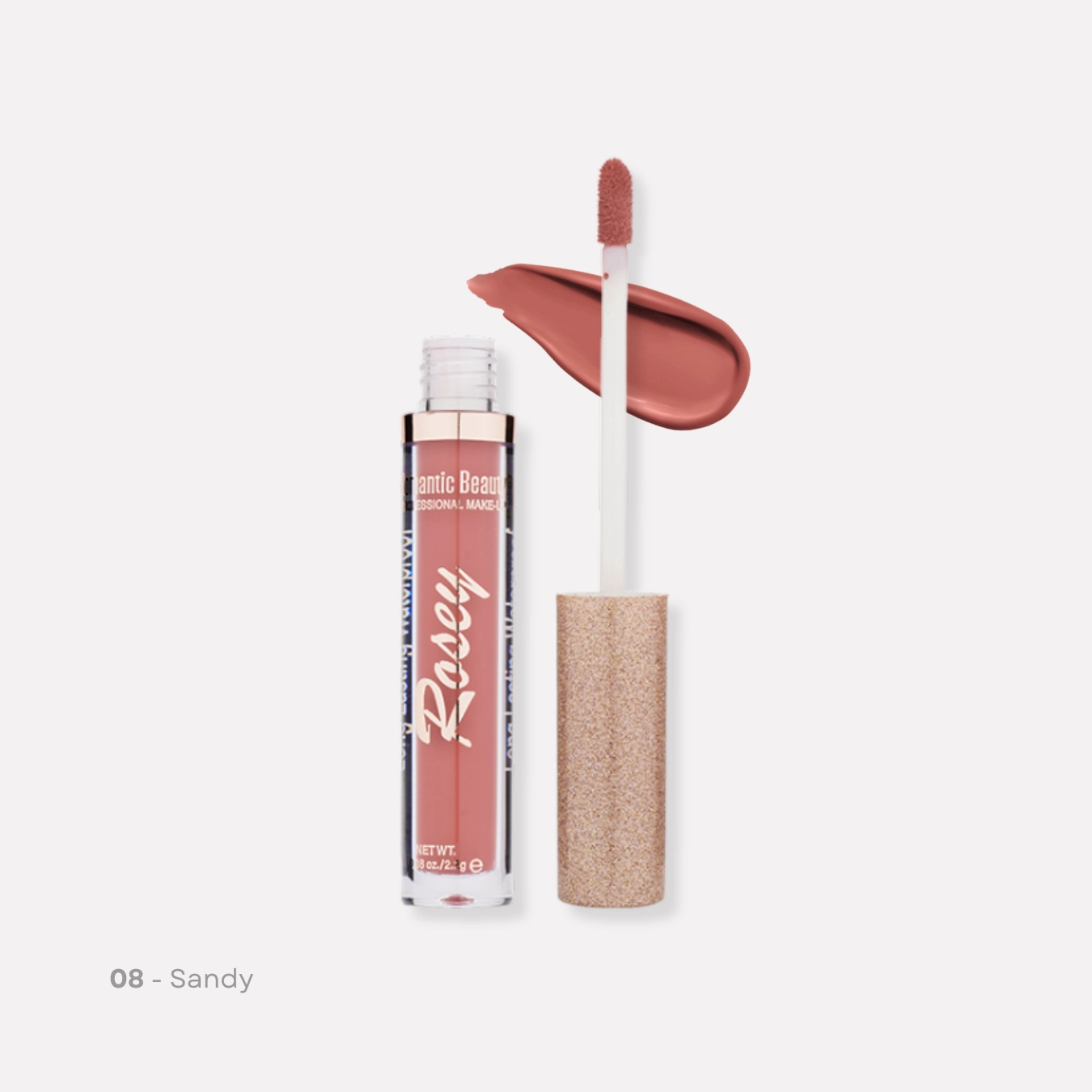 Rosey Matte Liquid Lipstick - Nudes