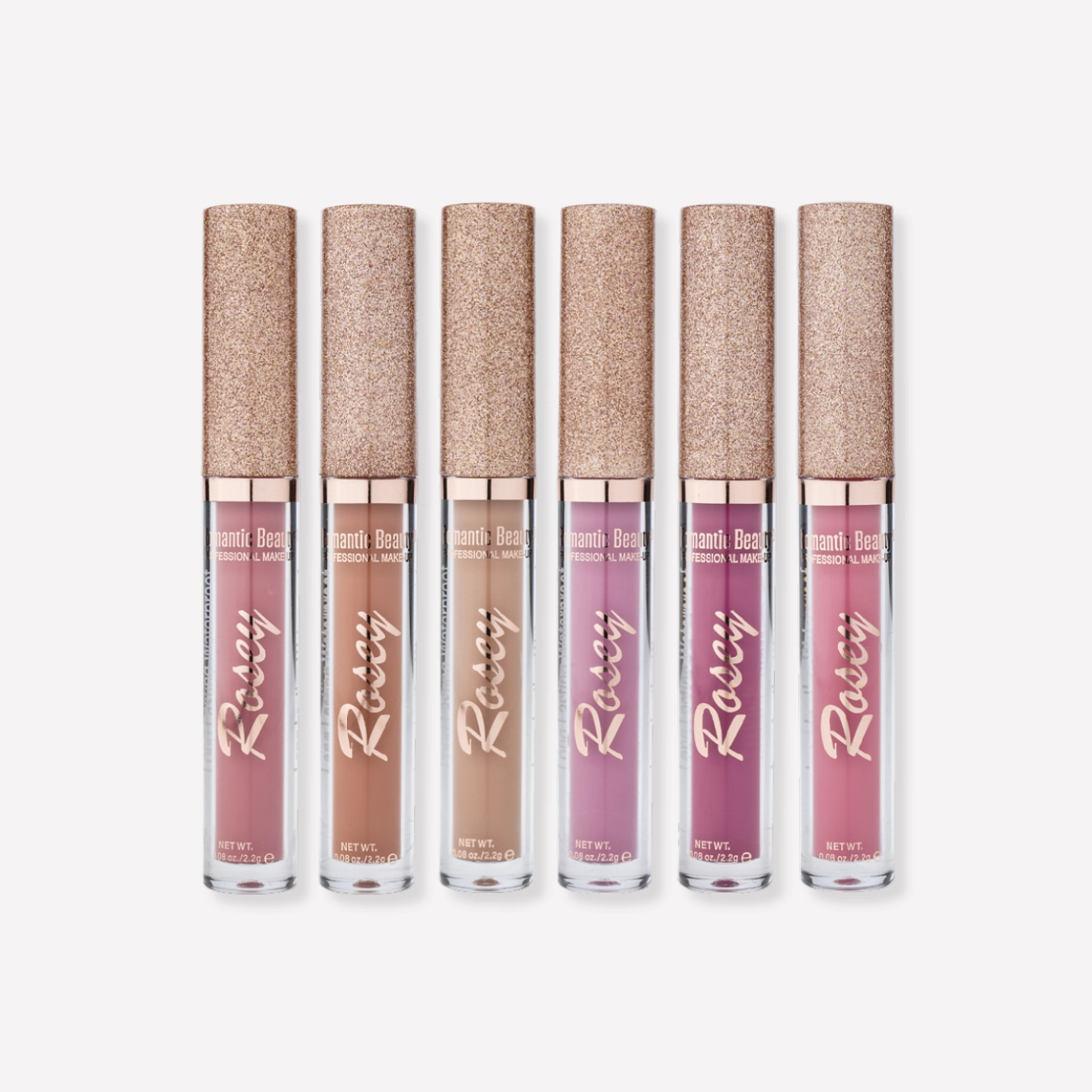 Rosey Matte Liquid Lipstick - Nudes