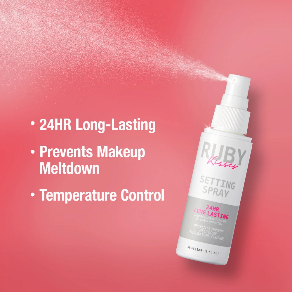 Ruby Kisses Setting Spray - 24 Hour Long Lasting- 1.69 oz