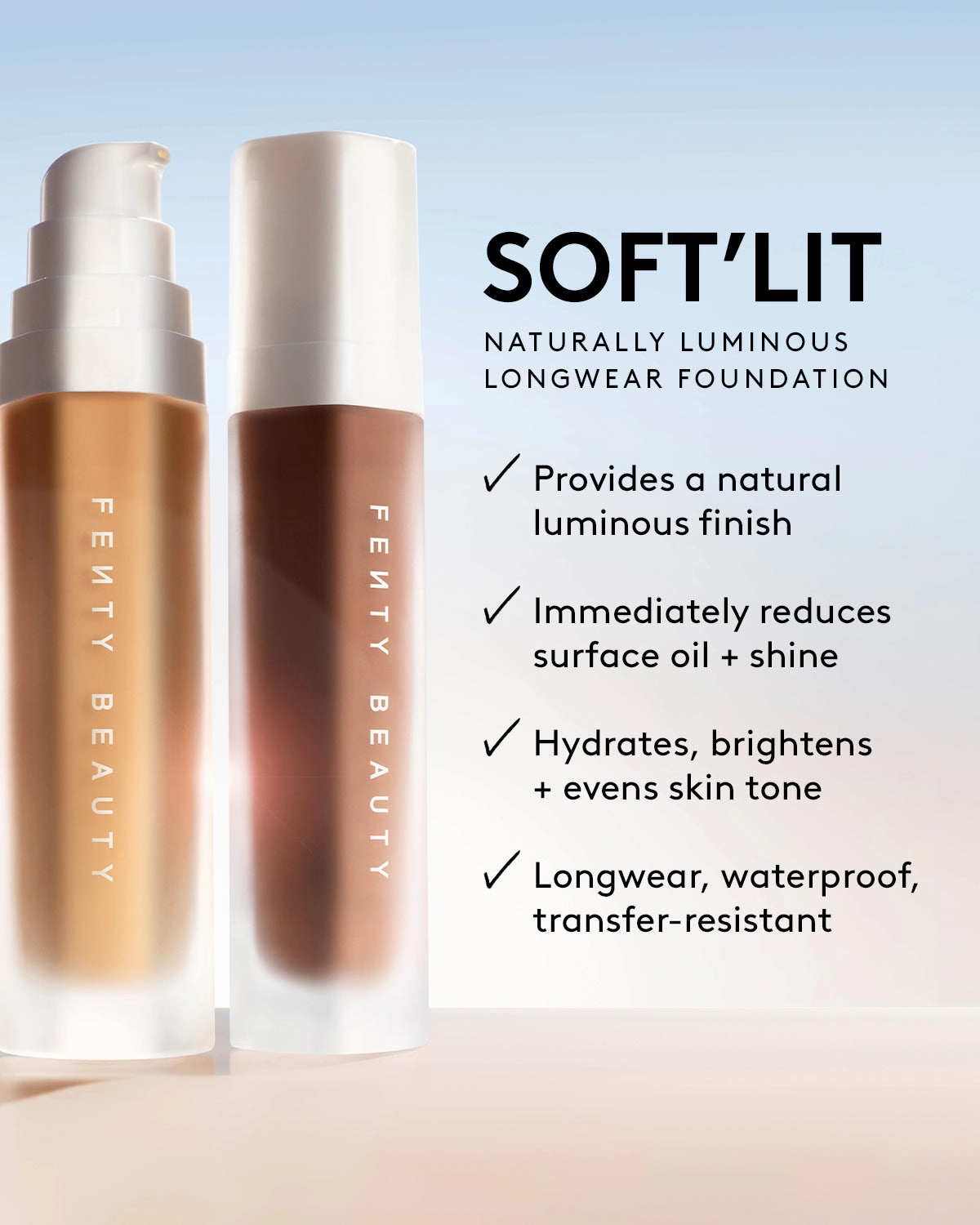 Soft'lit Naturally Luminous Longwear Foundation — 250