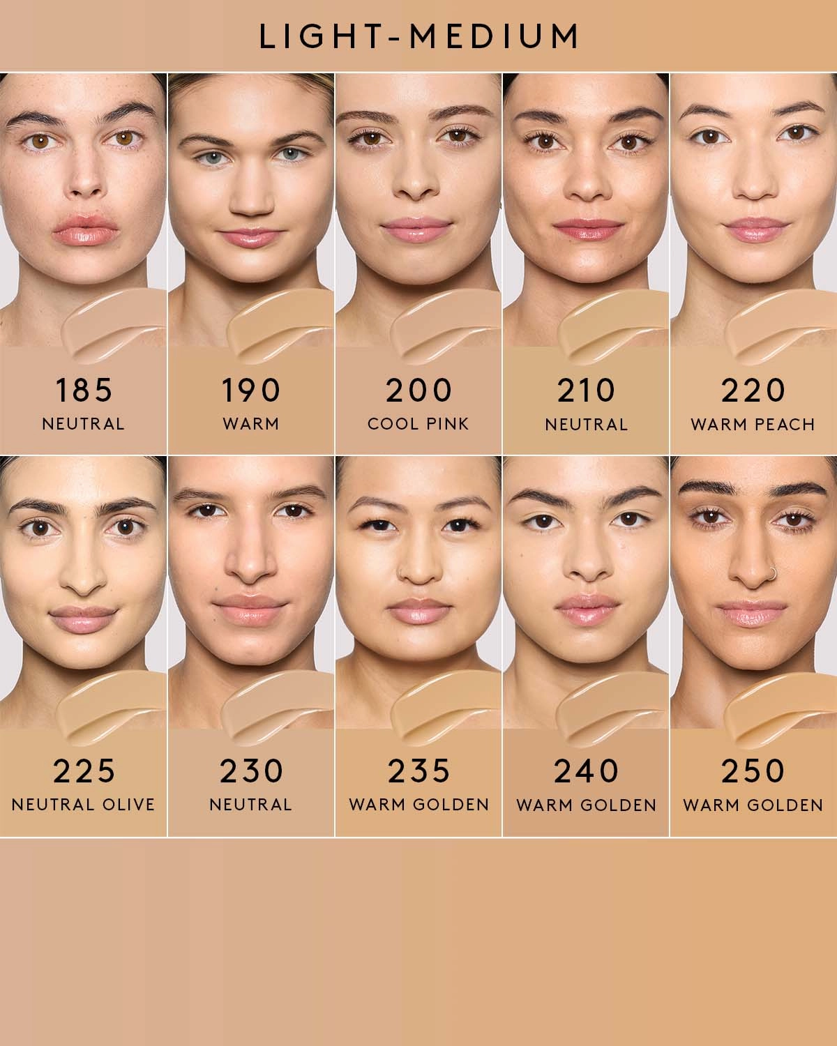 Soft'lit Naturally Luminous Longwear Foundation — 250
