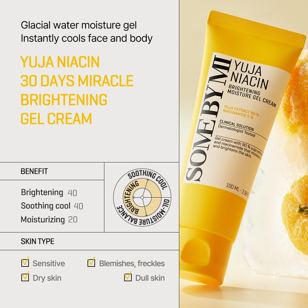 Some By Mi Yuja Niacin Brightening Moisture Gel Cream 100ml