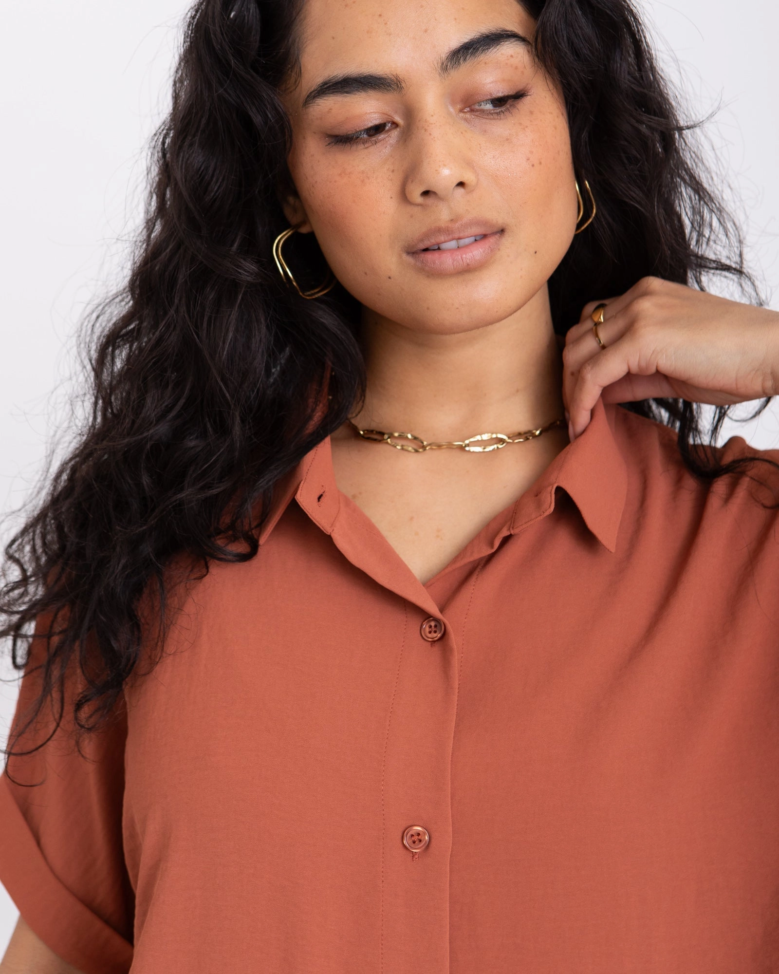 TILTIL Sia Blouse Rust