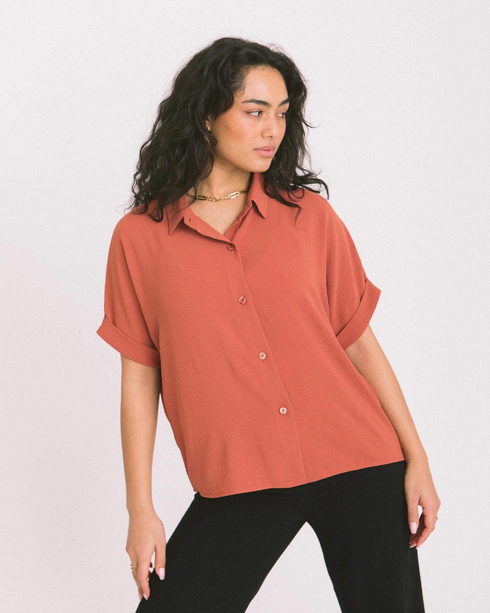 TILTIL Sia Blouse Rust