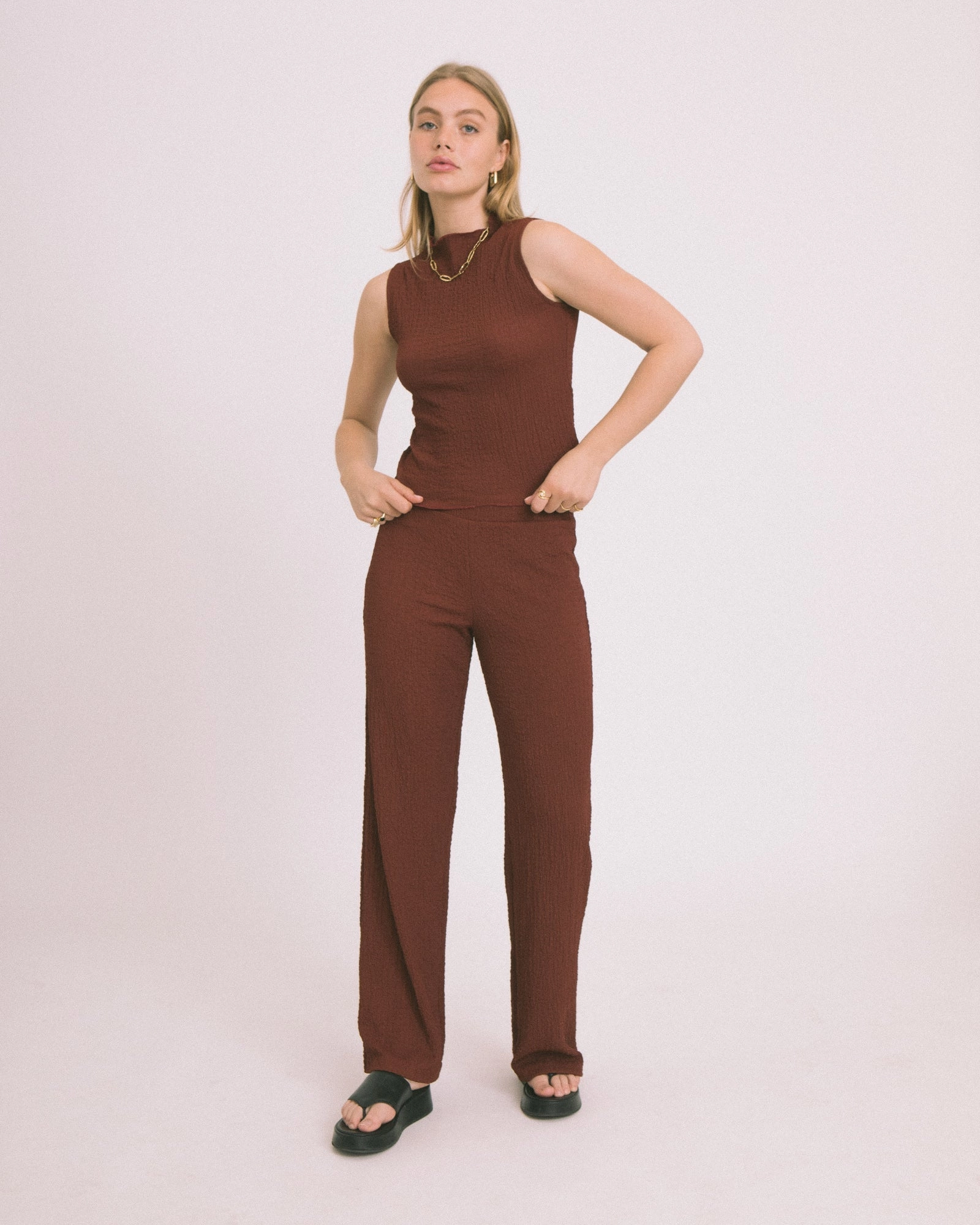 TILTIL Tolly Pants Rust