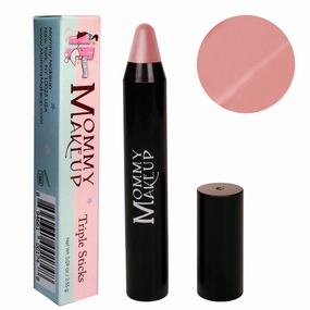 Triple Sticks Lipstick, Cream Blush, and Treatment in Pink-a-boo
