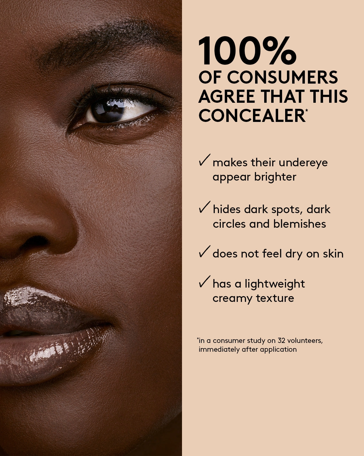 We're Even Hydrating Longwear Concealer — 100C