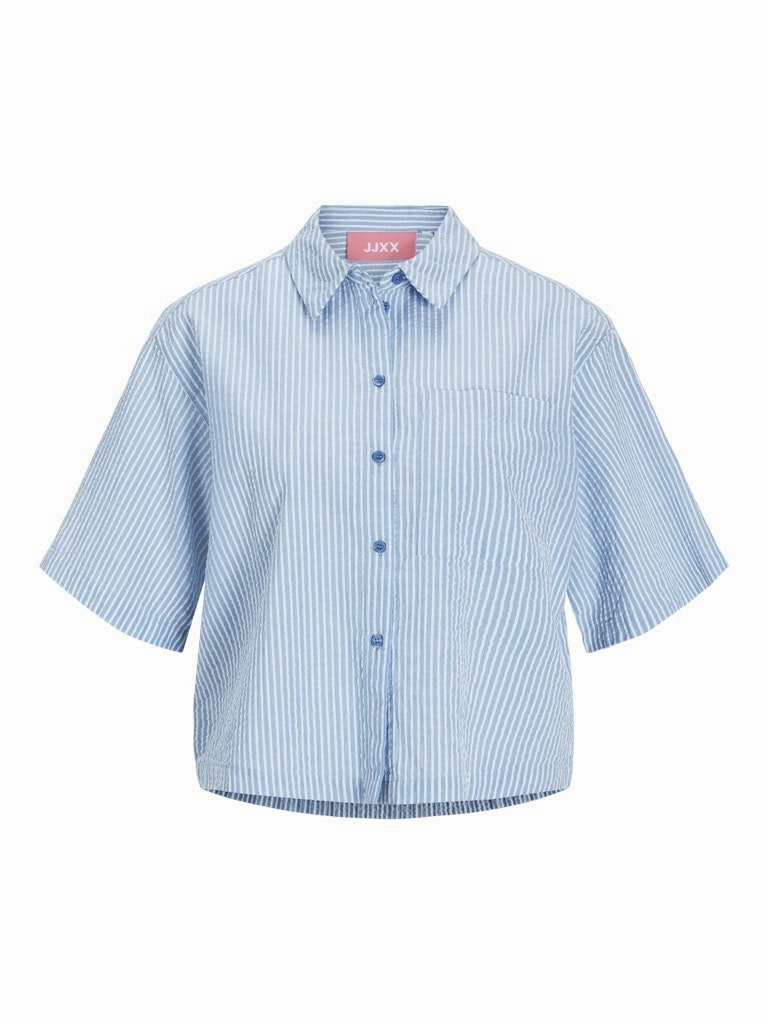 Windy Seersucker HW Shirt Little Boy Blue