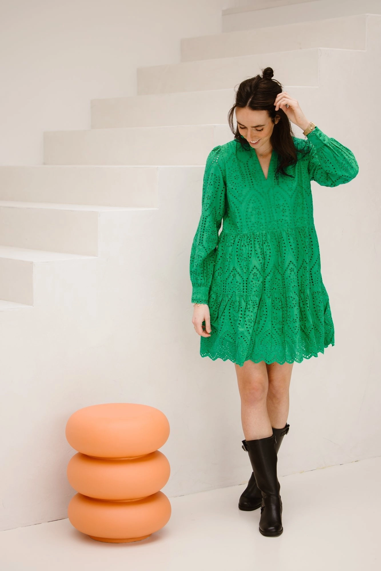 Yasholi dress jelly bean